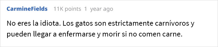 Esta hijastra monta un escándalo cuando sus padres se niegan a alimentar a su gato con comida vegana
