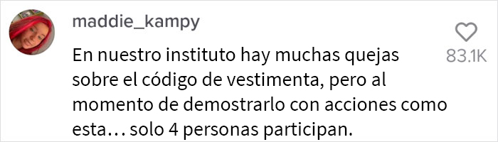 “Enseñen a los chicos a concentrarse y no a las chicas a cubrirse”: Esta protesta de adolescentes contra el código de vestimenta "sexista" se vuelve viral