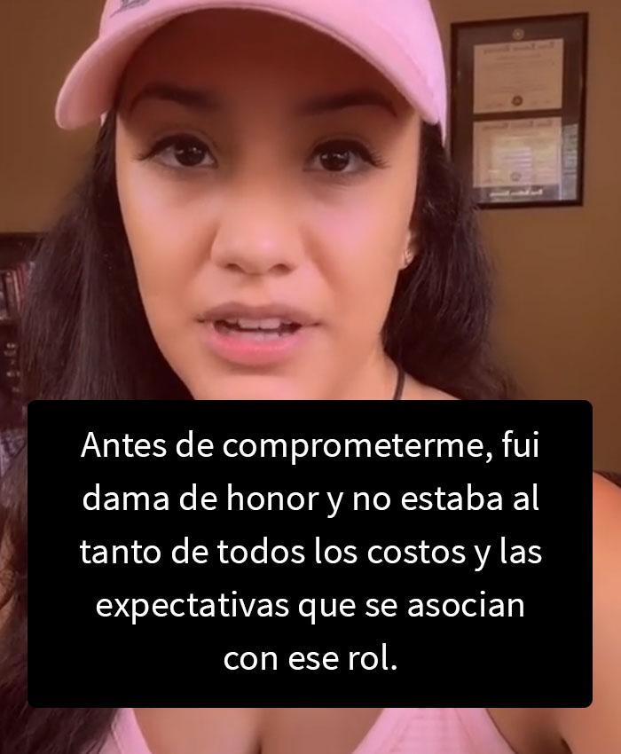 Para hacerles saber a sus damas de honor en lo que se metían, esta novia decidió explicar los costos y otras expectativas del cortejo nupcial en una “carta de transparencia”