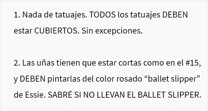Esta novia lunática envió una lista de normas demenciales a sus damas de honor, y la gente alucina