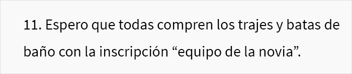 Esta novia lunática envió una lista de normas demenciales a sus damas de honor, y la gente alucina
