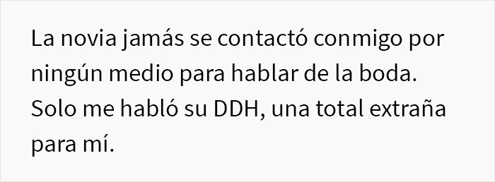 Esta mujer recibe una invitación a una boda y se entera de que no la quieren como invitada, sino como empleada gratis