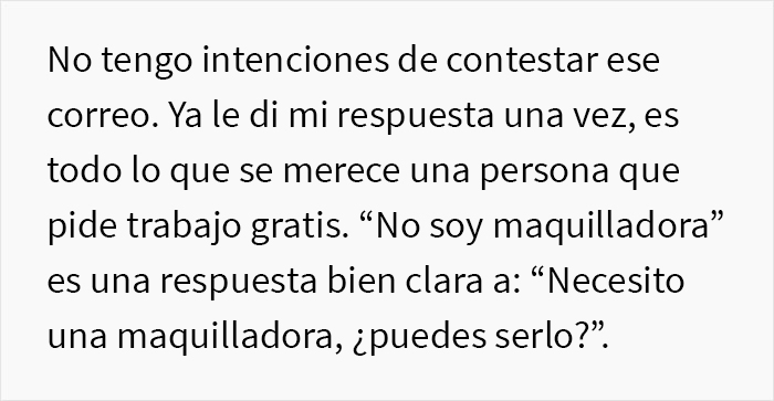 Esta mujer recibe una invitación a una boda y se entera de que no la quieren como invitada, sino como empleada gratis