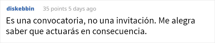 Esta mujer recibe una invitación a una boda y se entera de que no la quieren como invitada, sino como empleada gratis