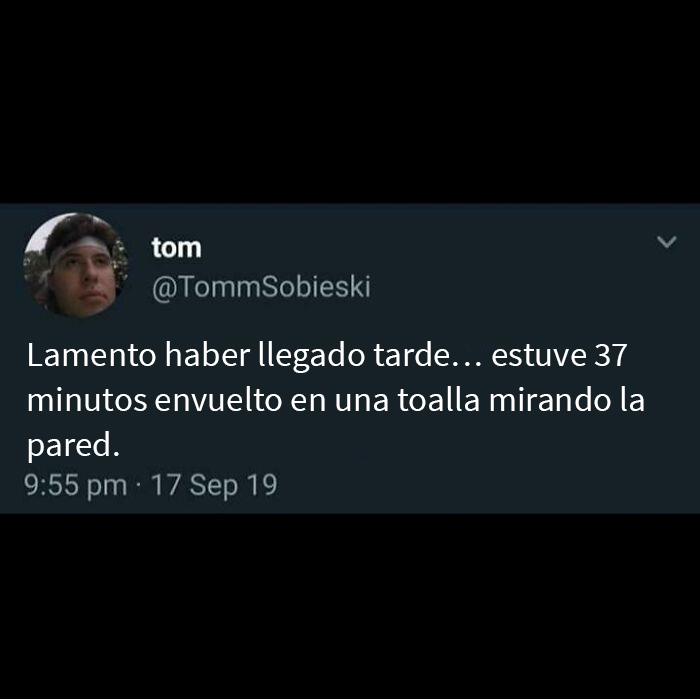 Me avergüenza decir que esto me ha pasado antes
