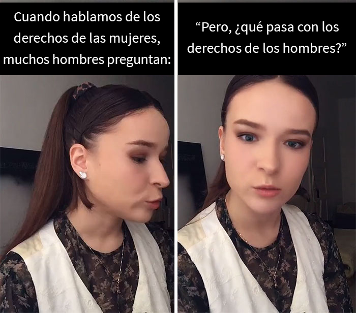 Esta mujer da un ejemplo perfecto de cómo responderle a un misógino cuando pregunta: “Pero, ¿qué pasa con los derechos de los hombres?”