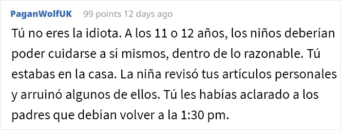 Este padre se enfureció cuando la niñera de su hija le pidió que pagara por los objetos personales que la niña había arruinado