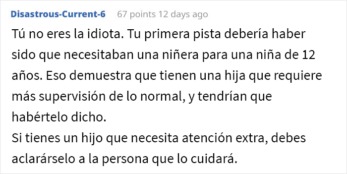 Este padre se enfureció cuando la niñera de su hija le pidió que pagara por los objetos personales que la niña había arruinado