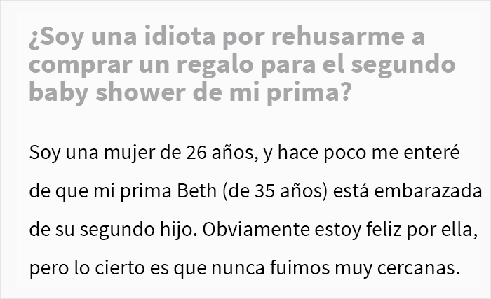 Esta mujer exigió regalos costosos a los invitados de su baby shower, esta estudiante se niega y provoca un drama familiar