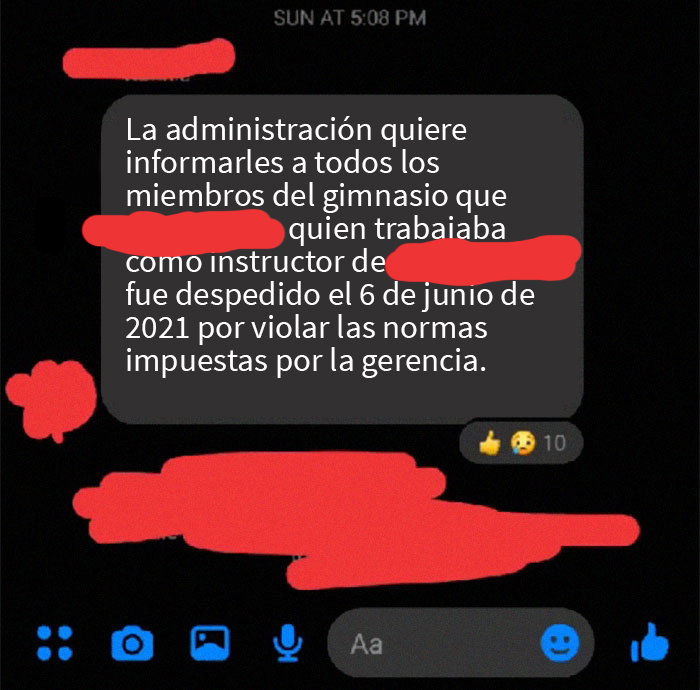 Esta mujer utiliza una cámara oculta para probar que su instructor del gimnasio le ponía las manos encima y logra que lo despidan