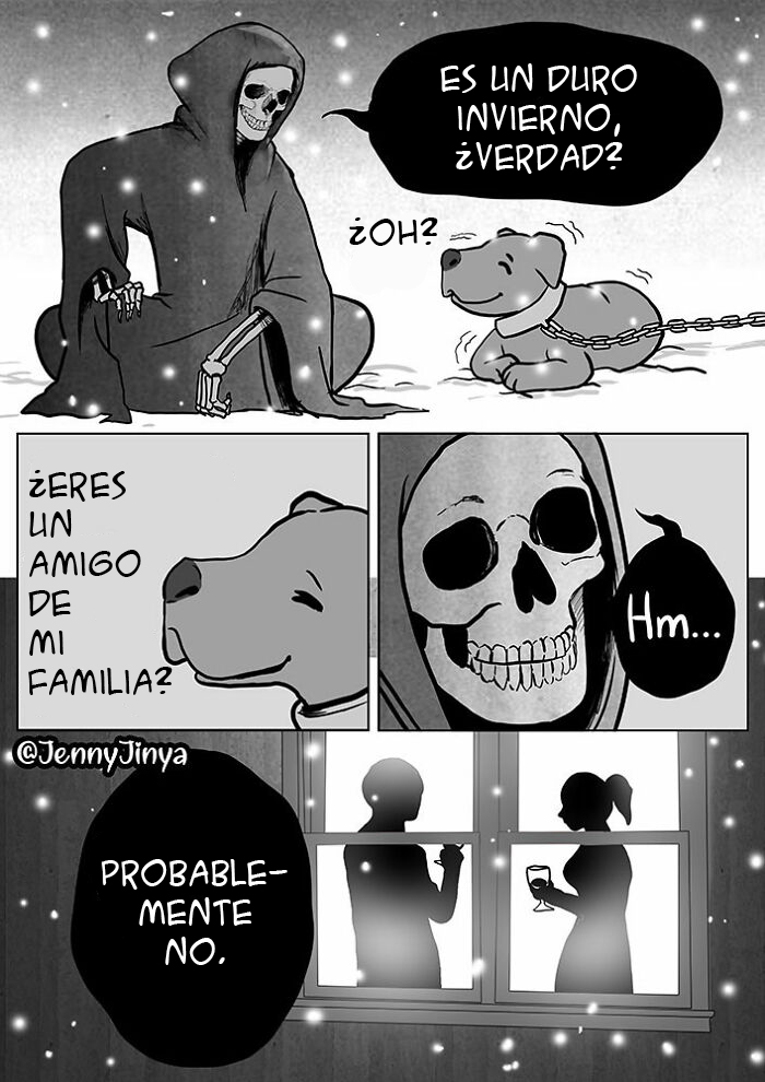 La artista que nos hace llorar con sus cómics de animales presenta uno nuevo sobre un perro congelado
