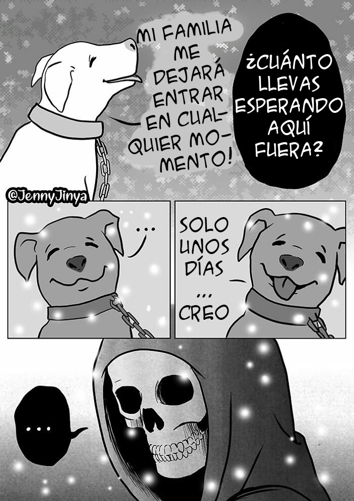 La artista que nos hace llorar con sus cómics de animales presenta uno nuevo sobre un perro congelado