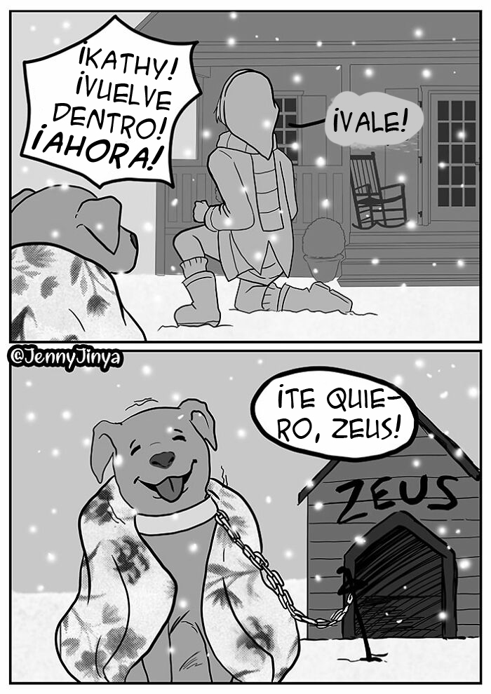 La artista que nos hace llorar con sus cómics de animales presenta uno nuevo sobre un perro congelado