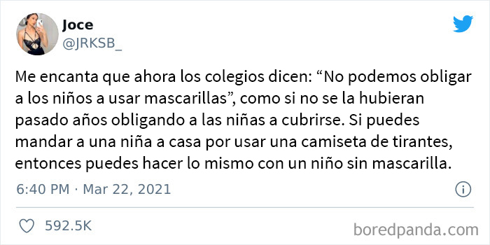 Odio pensar en cómo controlaban nuestra vestimenta en la escuela