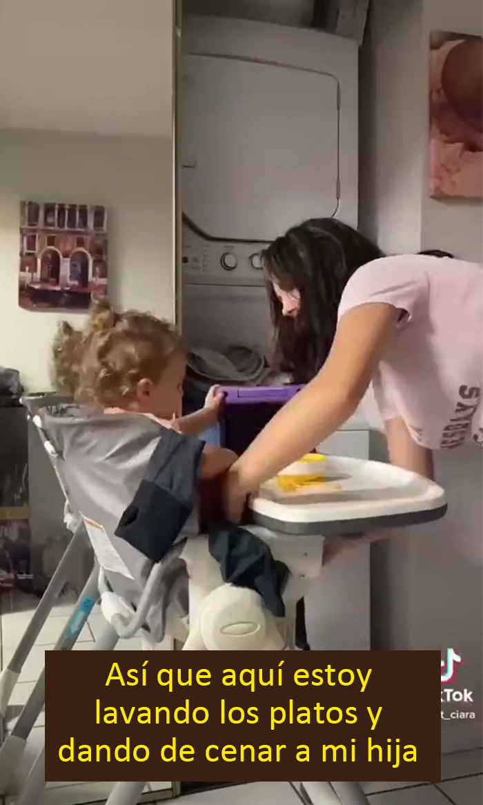 Esta madre ama de casa se vuelve viral con 2,1 millones de likes por mostrar lo que hace durante el día después de que su novio la culpe de no hacer nada