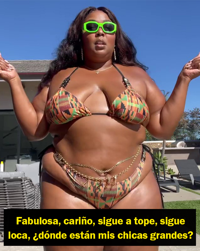 5 Fotos de mujeres de talla grande comparando lo que otros quieren que lleven en la playa con lo que ellas quieren llevar