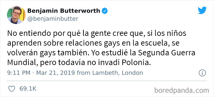 Ser gay no es contagioso, homófobos