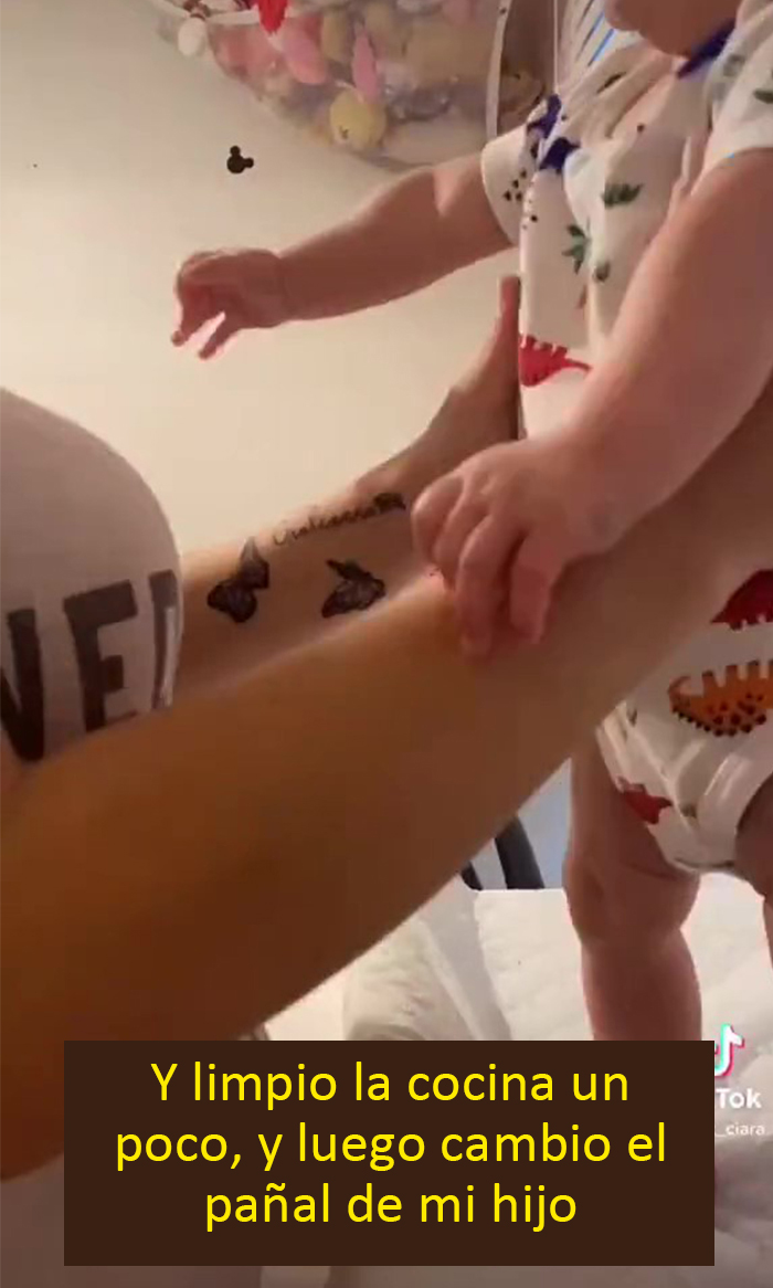 Esta madre ama de casa se vuelve viral con 2,1 millones de likes por mostrar lo que hace durante el día después de que su novio la culpe de no hacer nada