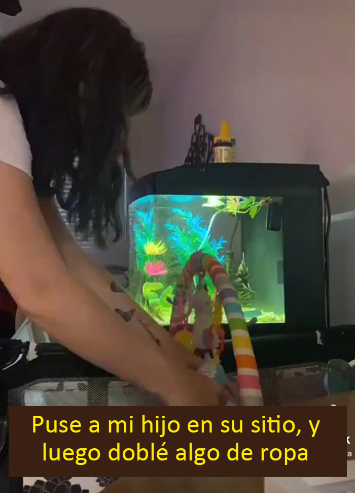 Esta madre ama de casa se vuelve viral con 2,1 millones de likes por mostrar lo que hace durante el día después de que su novio la culpe de no hacer nada