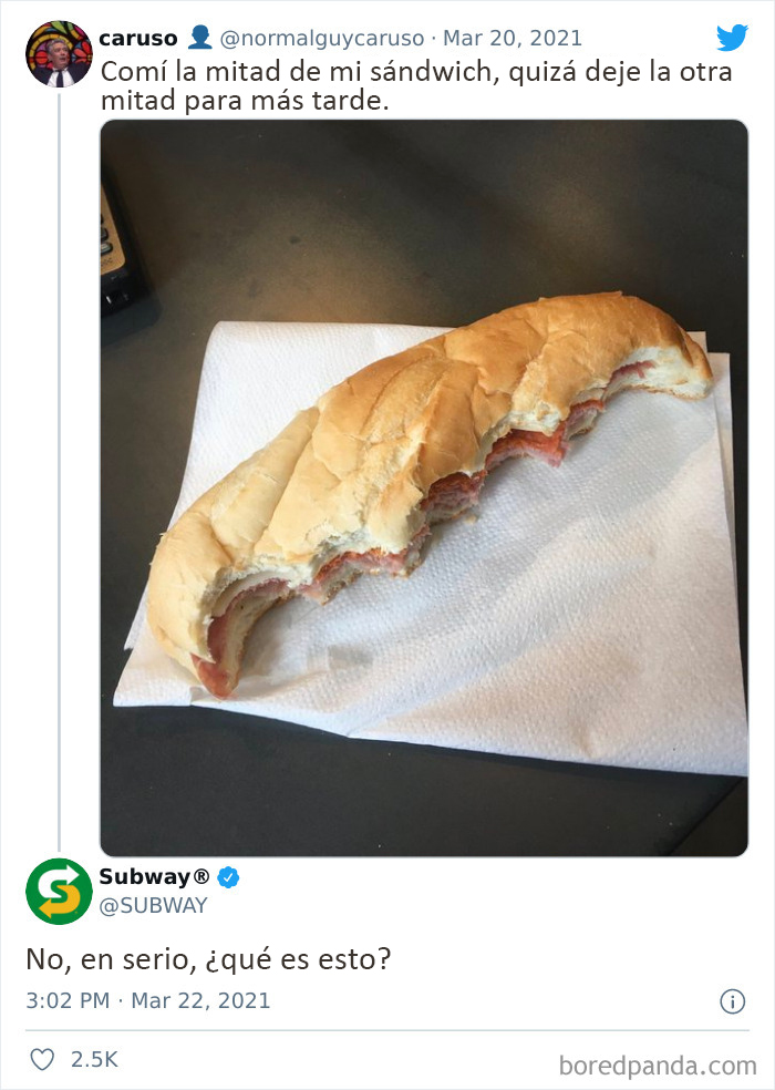 Sándwich para más tarde