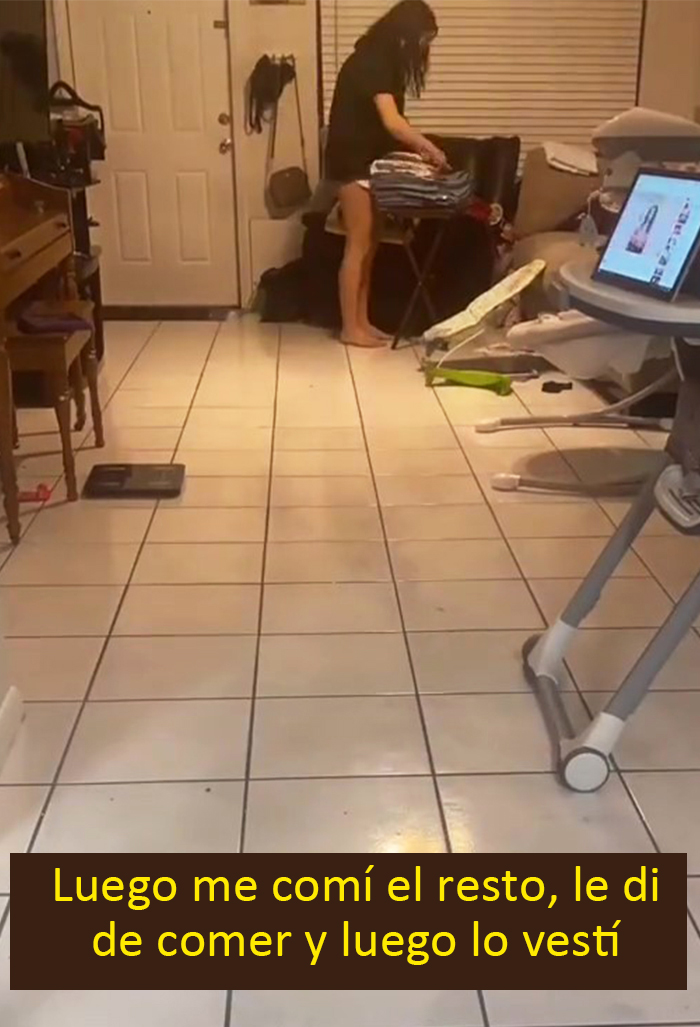 Esta madre ama de casa se vuelve viral con 2,1 millones de likes por mostrar lo que hace durante el día después de que su novio la culpe de no hacer nada
