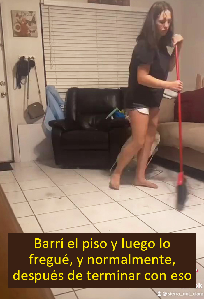 Esta madre ama de casa se vuelve viral con 2,1 millones de likes por mostrar lo que hace durante el día después de que su novio la culpe de no hacer nada
