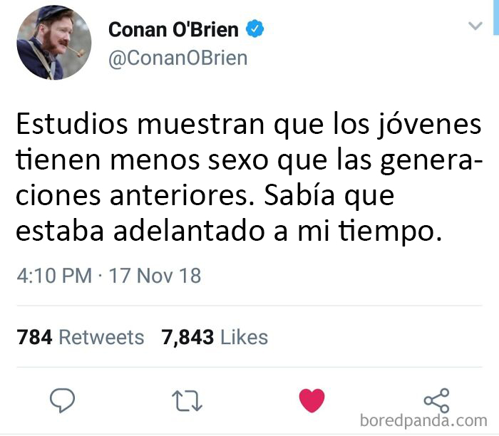 Conan O'brien sube a Twitter todas las bromas que rechazan para su programa