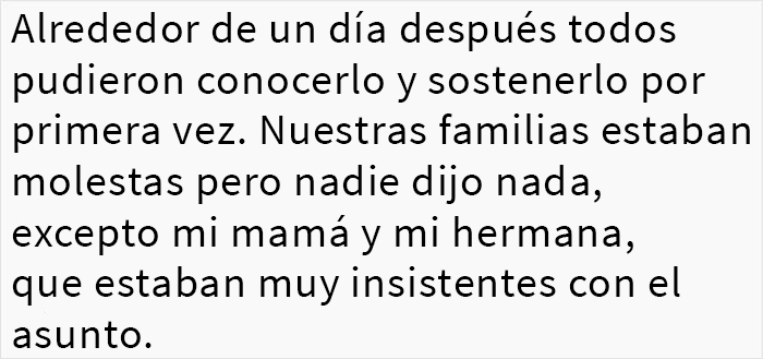 Este padre no dejó que nadie sostuviera a su bebé hasta que su esposa no lo hiciera primero y la familia lo acusa de “robarles” esa experiencia