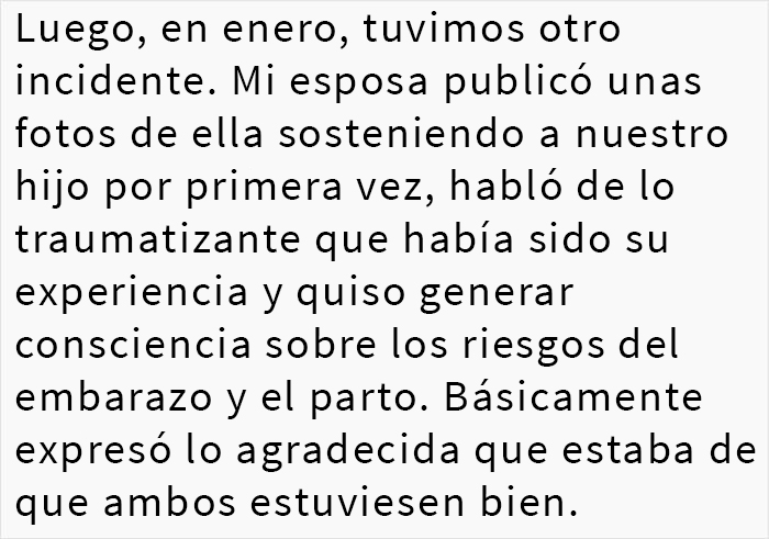 Este padre no dejó que nadie sostuviera a su bebé hasta que su esposa no lo hiciera primero y la familia lo acusa de “robarles” esa experiencia