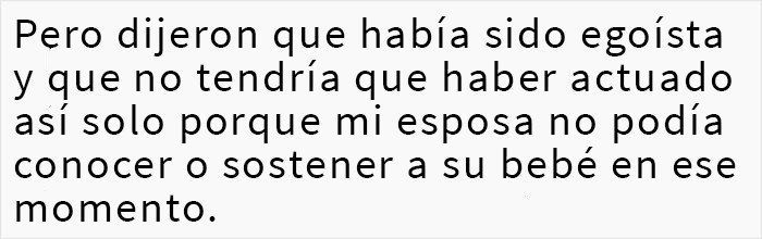 Este padre no dejó que nadie sostuviera a su bebé hasta que su esposa no lo hiciera primero y la familia lo acusa de “robarles” esa experiencia
