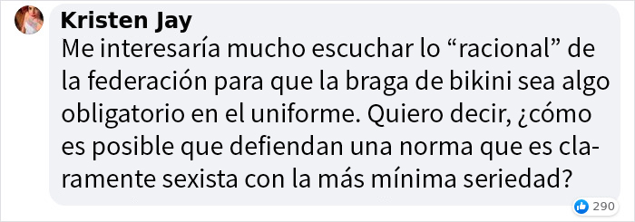 La decisión de multar al equipo femenino noruego de balonmano por elegir pantalones cortos en vez de bragas de bikini causa confusión e indignación