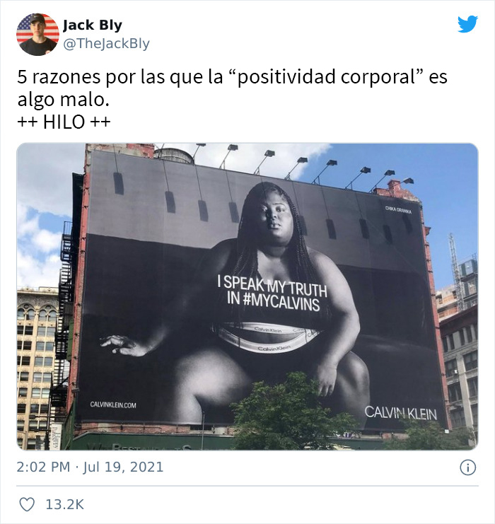 “5 razones por las que la ‘positividad corporal’ es algo malo”: este chico inició una discusión sobre la toxicidad del movimiento body positive
