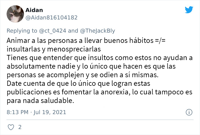 “5 razones por las que la ‘positividad corporal’ es algo malo”: este chico inició una discusión sobre la toxicidad del movimiento body positive