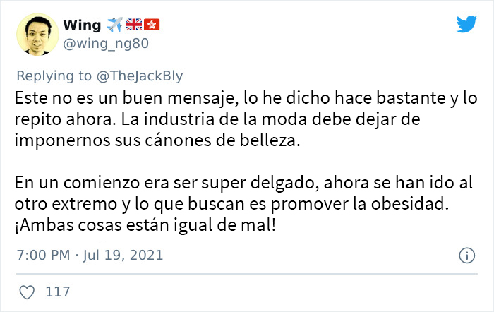 “5 razones por las que la ‘positividad corporal’ es algo malo”: este chico inició una discusión sobre la toxicidad del movimiento body positive