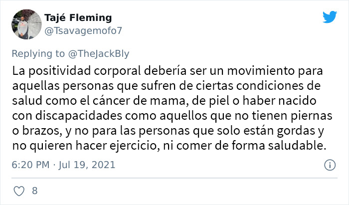 “5 razones por las que la ‘positividad corporal’ es algo malo”: este chico inició una discusión sobre la toxicidad del movimiento body positive