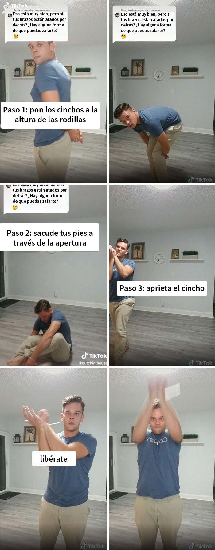 Si tienes los brazos atados a la espalda