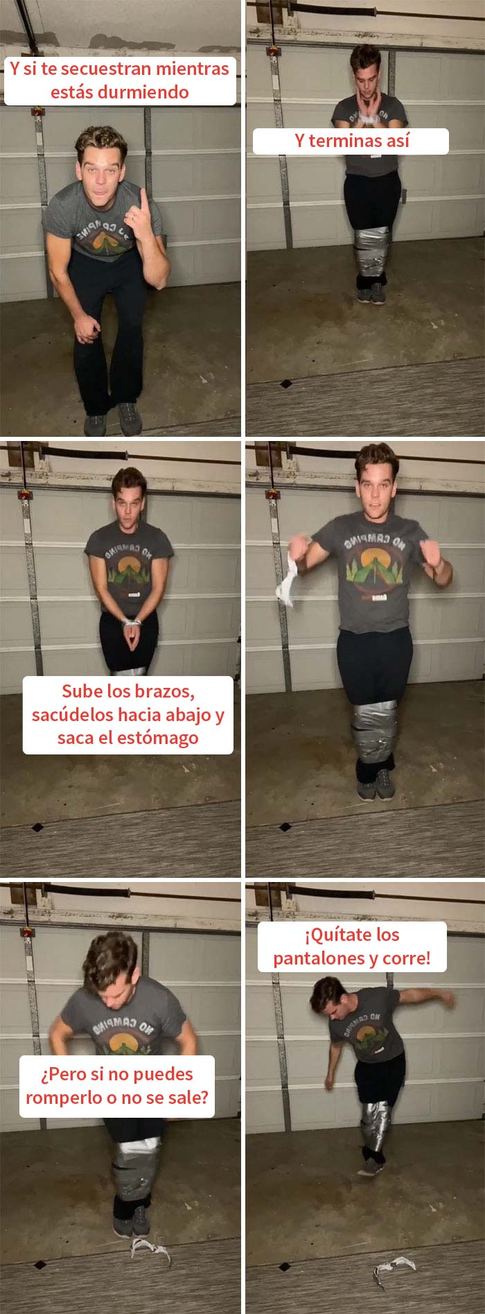 Si estás durmiendo y te secuestran