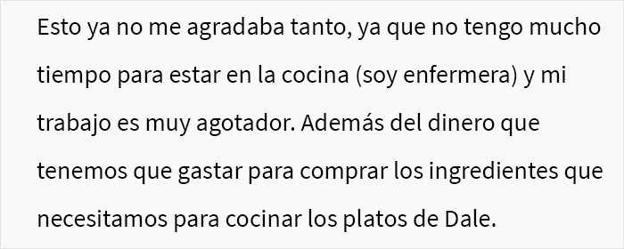Esta mujer preguntó si se había equivocado al decirle a su esposo que no volvería a cocinar para su amigo de luto