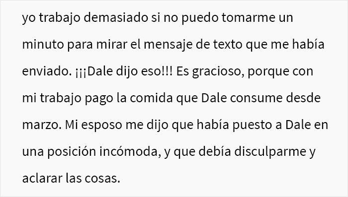 Esta mujer preguntó si se había equivocado al decirle a su esposo que no volvería a cocinar para su amigo de luto