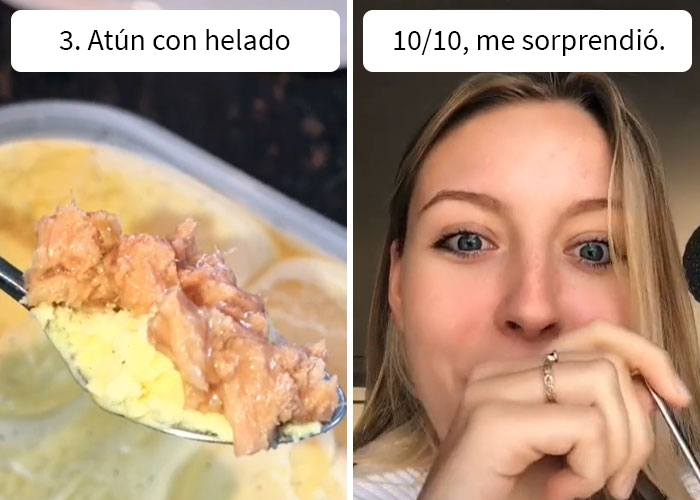 Esta mujer no embarazada probó y valoró los antojos de comida más extraños que tienen las mujeres embarazadas