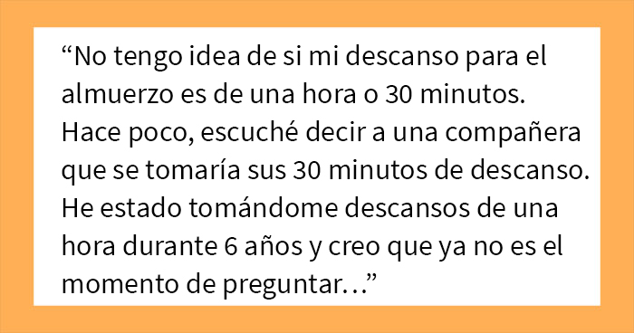 20 personas comparten cosas que no entienden y que no encuentran el valor para pedir que se las expliquen