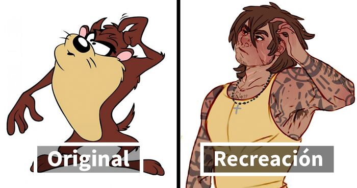 ¿Alguna vez te has preguntado qué aspecto tendrÃan los personajes de los dibujos animados como humanos?: Este artista tiene la respuesta (30 imágenes)