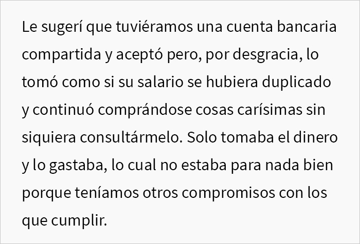 Esta mujer acordó separar finanzas con su esposo y acabó abandonándolo en el restaurante cuando él no tuvo para pagar su parte