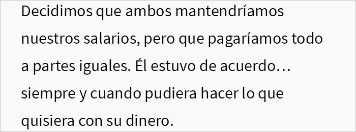 Esta mujer acordó separar finanzas con su esposo y acabó abandonándolo en el restaurante cuando él no tuvo para pagar su parte