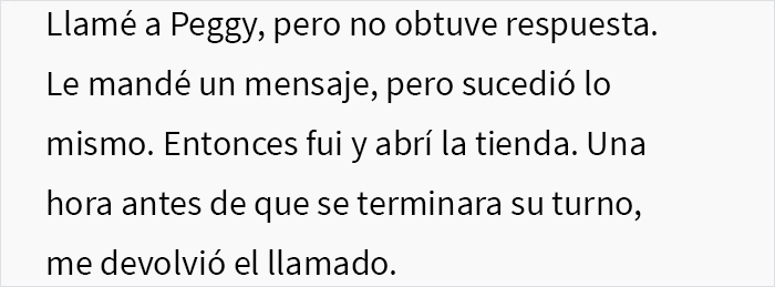 Esta empleada, a quien hace poco le dieron un ascenso, se toma el día sin avisarle a nadie, y su jefe la hace elegir entre despedirla o quitarle el ascenso