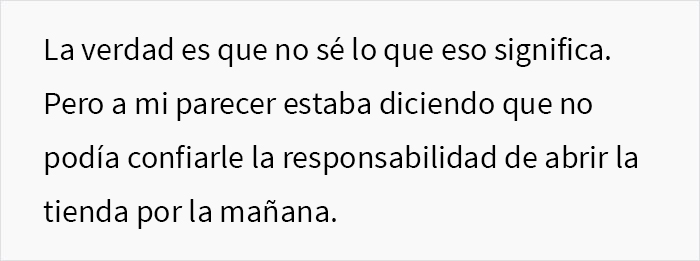Esta empleada, a quien hace poco le dieron un ascenso, se toma el día sin avisarle a nadie, y su jefe la hace elegir entre despedirla o quitarle el ascenso
