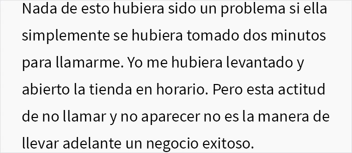Esta empleada, a quien hace poco le dieron un ascenso, se toma el día sin avisarle a nadie, y su jefe la hace elegir entre despedirla o quitarle el ascenso