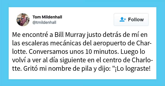 La gente comparte los encuentros más extraños que han tenido con famosos y aquí hay 15 de los más alocados