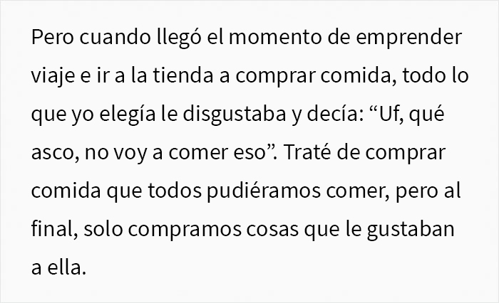 Esta madre quiso que la incluyeran en una acampada de padre e hija y lo arruinó por querer ser el centro de atención