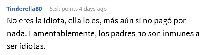 Esta madre quiso que la incluyeran en una acampada de padre e hija y lo arruinó por querer ser el centro de atención
